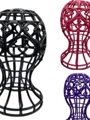 basket wig stand