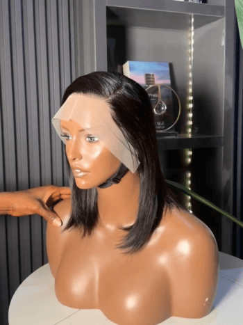 14 inches Full frontal bob wig💯 human hair