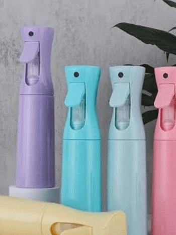 Beautiful coloured spray bottle