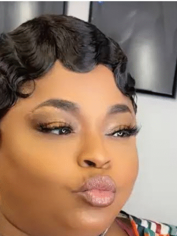 💯 human hair finger waves wig ( Natural colour)