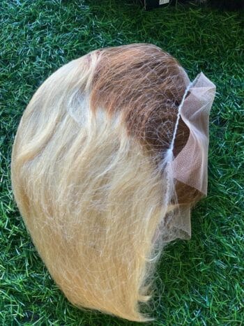 💯 human hair Dark roots blonde full frontal Tiwa wig