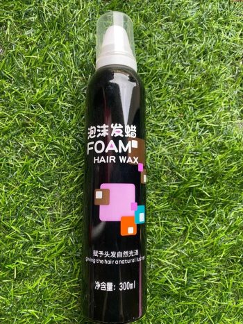 Foam wax hair mousse