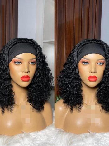 Budget pixie curls band wig