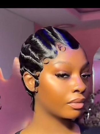 💯 human hair finger waves