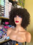 Low grade human hair curly fringe  Copy