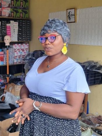 💯human hair Chioma ( grey)