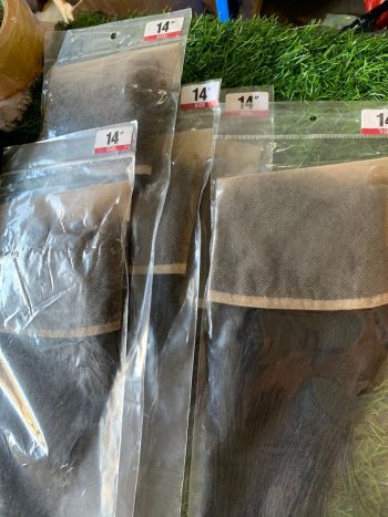 💯 human hair 14 inches full frontal