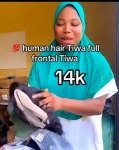 💯 human hair full frontal Tiwa