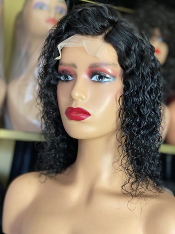 💯 human hair 12 inches full closure deep wave