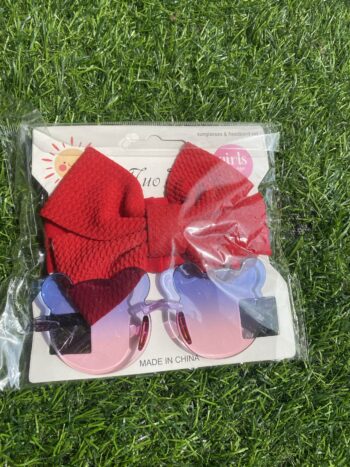 Kids hair band and fashion glasses