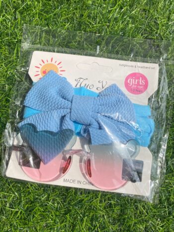 Kids hair band and fashion glasses