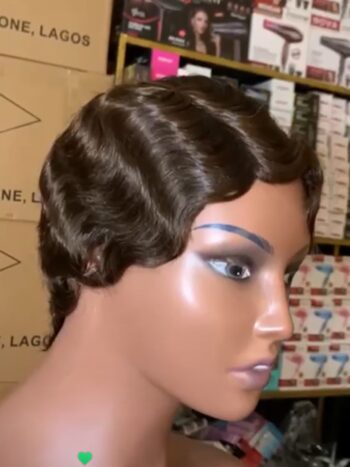 💯 Human hair finger waves colour 4