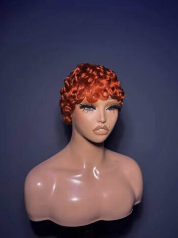 💯 human hair Chioma wig ( ginger )