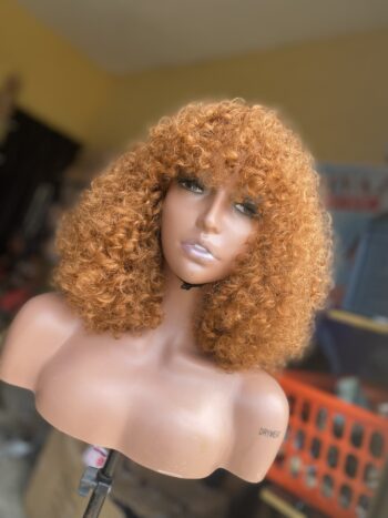 Super soft curly fringe ( human hair feel)