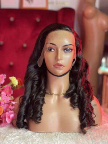 Full frontal blend bounce wig( Accepts heat)