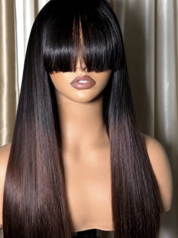24 inches Tb/4 bone straight fringe