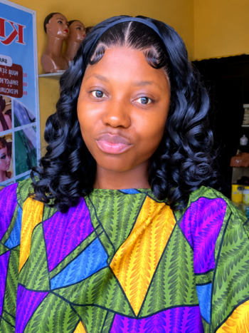 Closure bounce band wig + glueless frontal