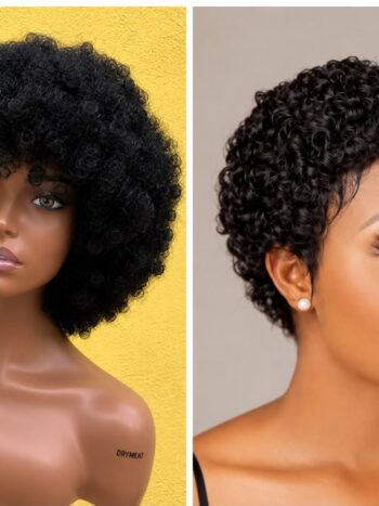 Soft bulky Afro + mini Jerry curls