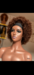 💯 human hair color 4 water curls band wig
