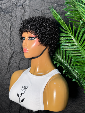Human hair mini jerry curls